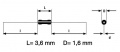 0,4w-metal Film Resistor - 120k-0,4w Metallschichtwiderstand. 0204